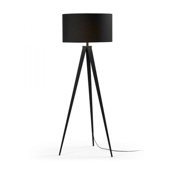 Lampadar UZAGI negru, design modern 